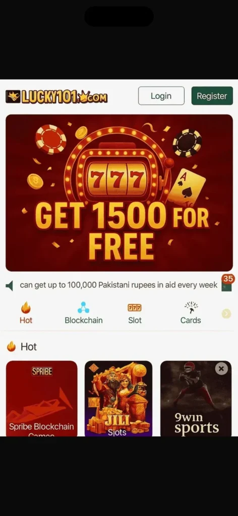Download lucky 101 Game
