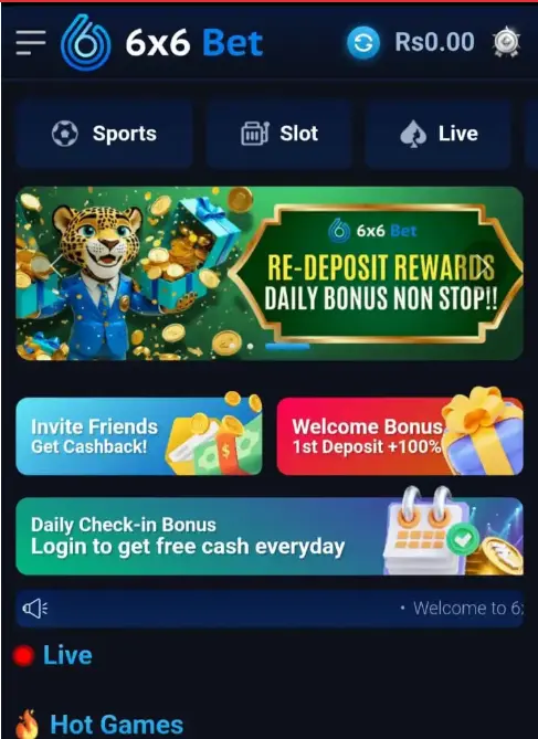 Download 6x6 Bet Game